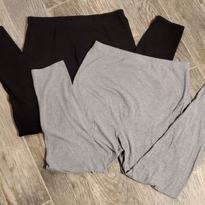 Set of 2 maternity full-panel leggings